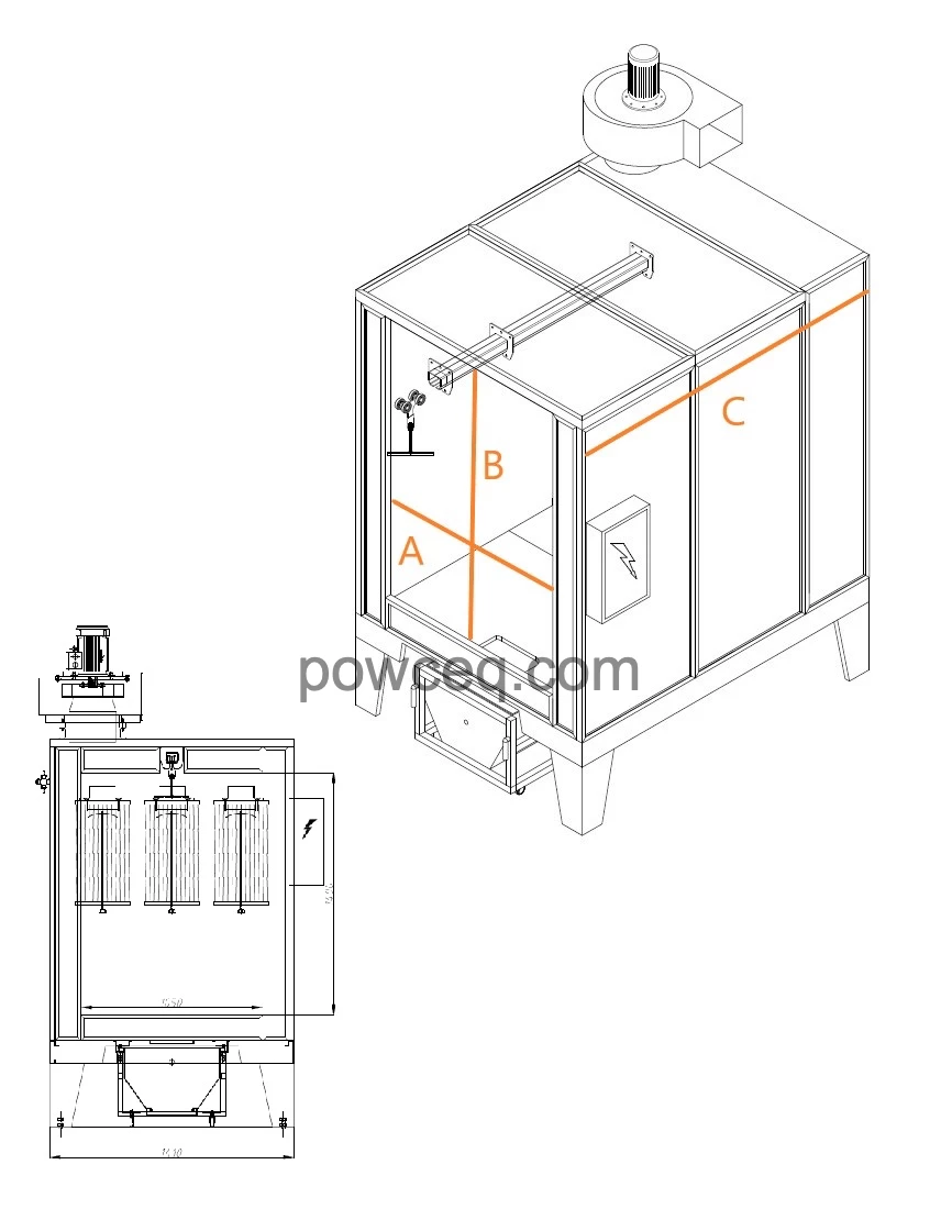 Pulverkabinen übersicht